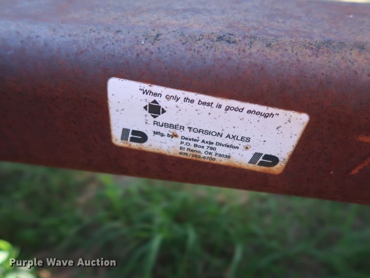 image for item GD9818 Shop built tilt deck equipment trailer