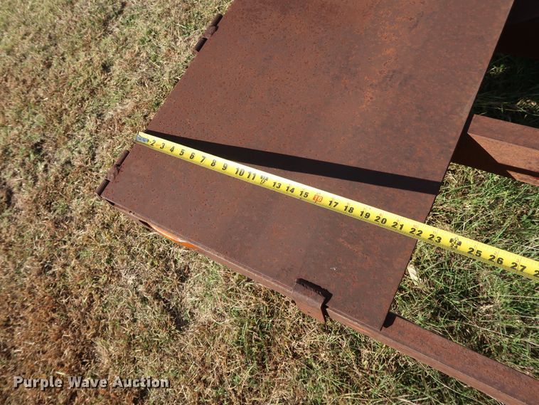 image for item GD9818 Shop built tilt deck equipment trailer