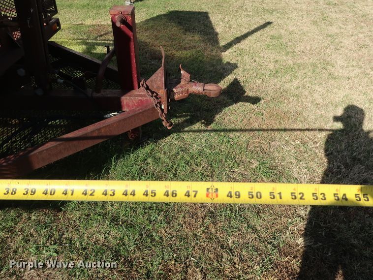 image for item GD9818 Shop built tilt deck equipment trailer