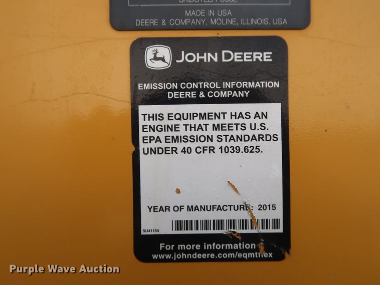 image for item GD9936 2015 John Deere 333E skid steer