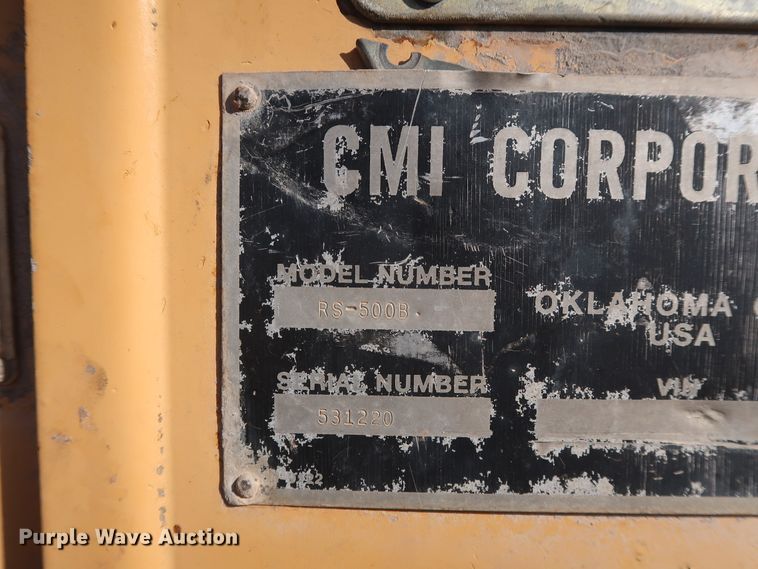 image for item GD9941 1994 CMI RS-500B reclaimer