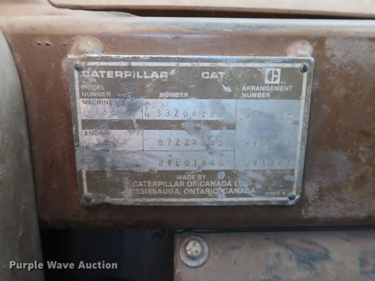 image for item GD9946 1989 Caterpillar 936E wheel loader