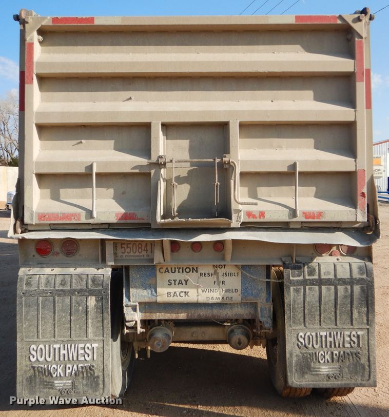 image for item GE9583 1979 Fruehauf end dump trailer