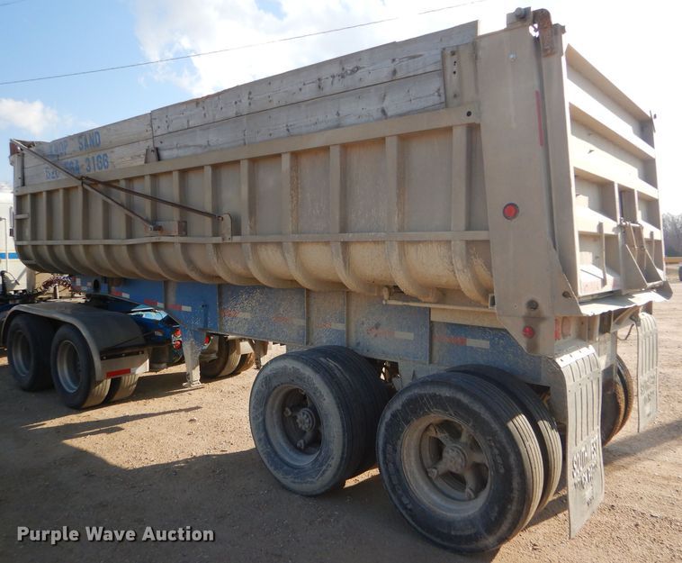 image for item GE9583 1979 Fruehauf end dump trailer