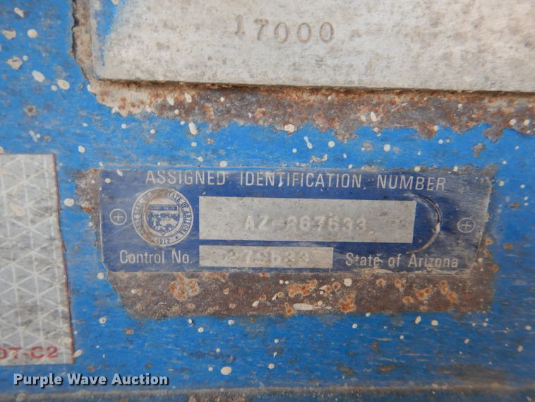 image for item GE9583 1979 Fruehauf end dump trailer