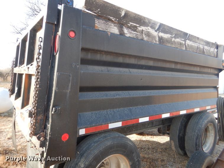 image for item GE9584 1999 Neville end dump pup trailer