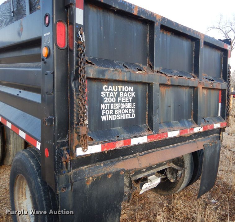 image for item GE9584 1999 Neville end dump pup trailer