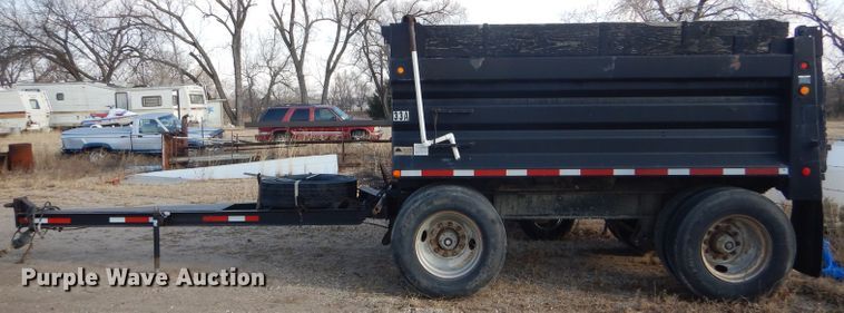 image for item GE9584 1999 Neville end dump pup trailer