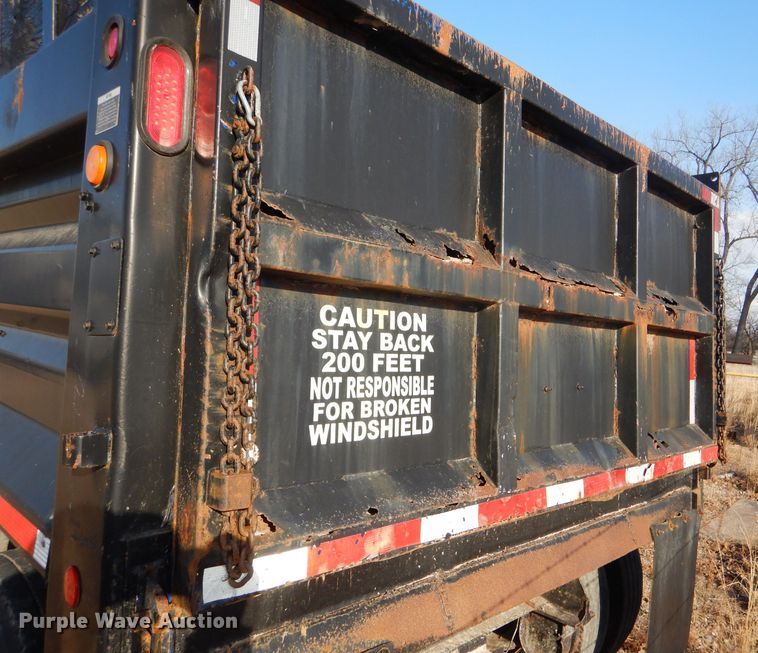 image for item GE9584 1999 Neville end dump pup trailer