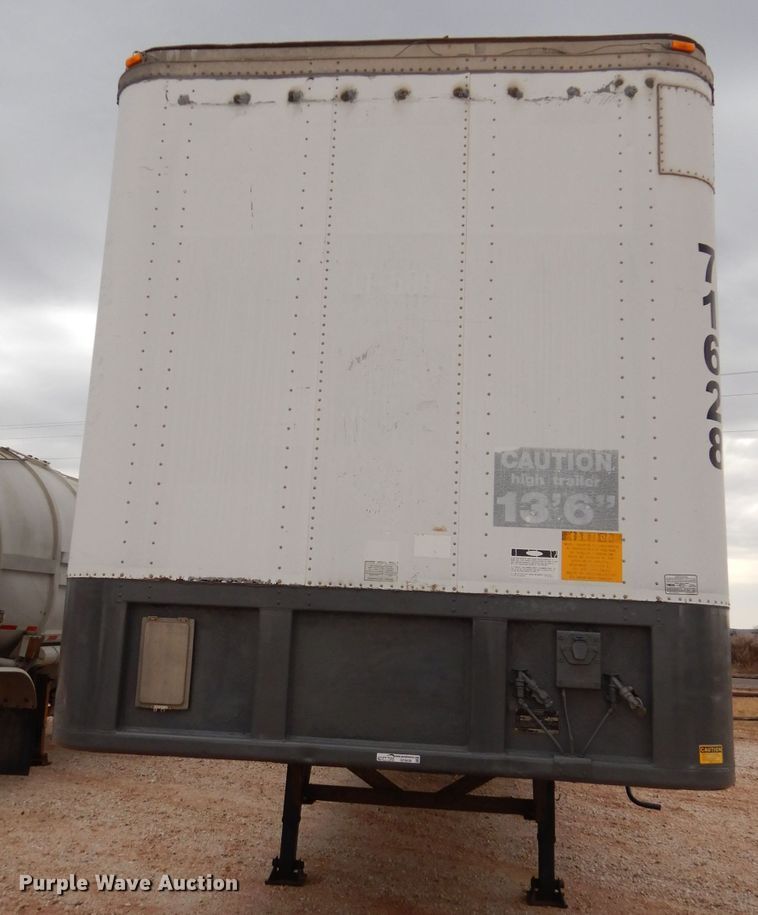 image for item GF9838 1990 Fruehauf FB915-12-53LP dry van trailer