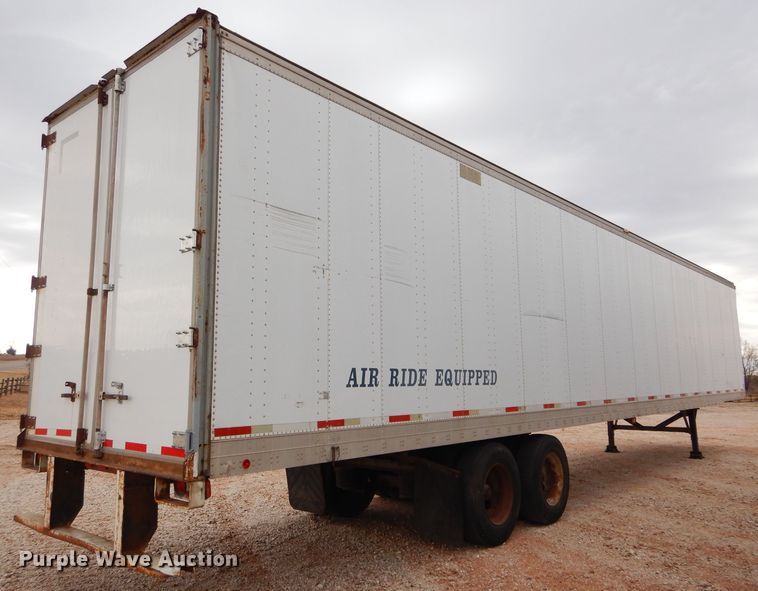 image for item GF9838 1990 Fruehauf FB915-12-53LP dry van trailer