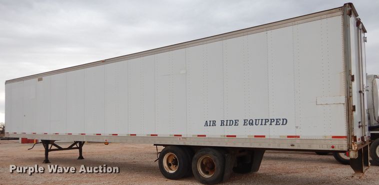 image for item GF9838 1990 Fruehauf FB915-12-53LP dry van trailer