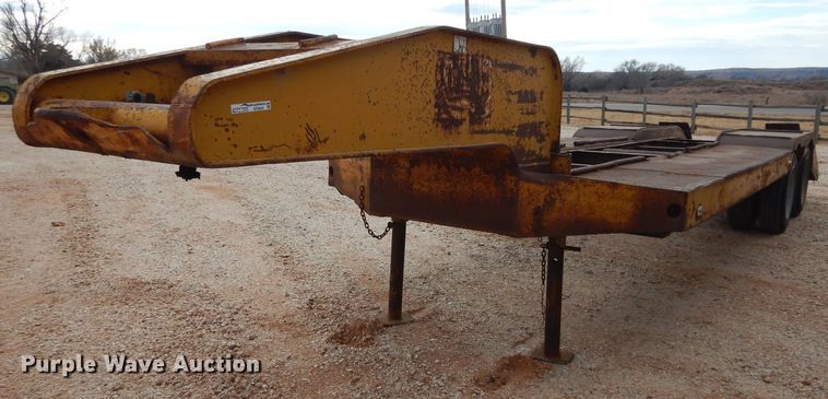 image for item GF9840 1951 shop built equipment trailer