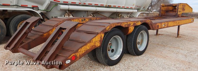 image for item GF9840 1951 shop built equipment trailer