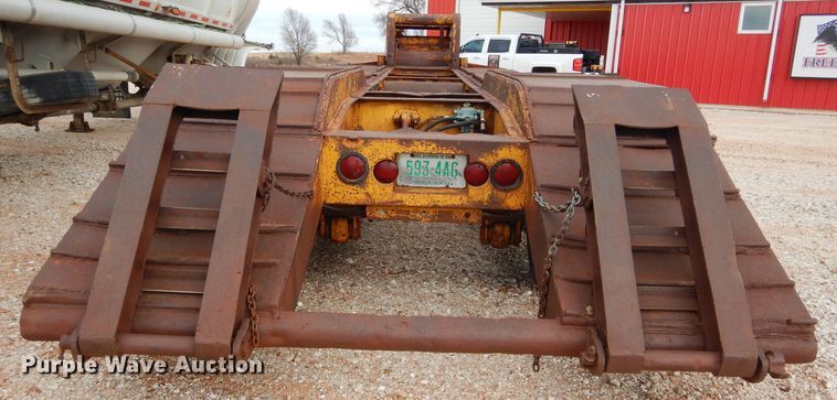 image for item GF9840 1951 shop built equipment trailer