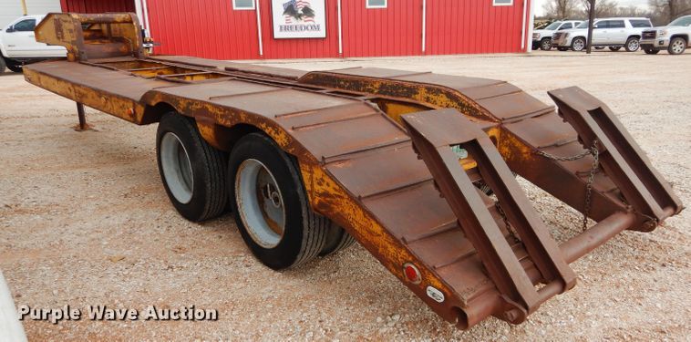 image for item GF9840 1951 shop built equipment trailer