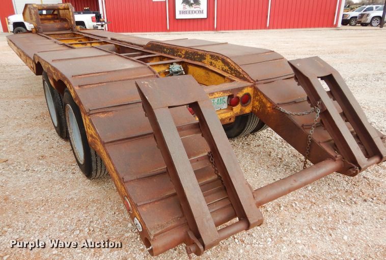 image for item GF9840 1951 shop built equipment trailer