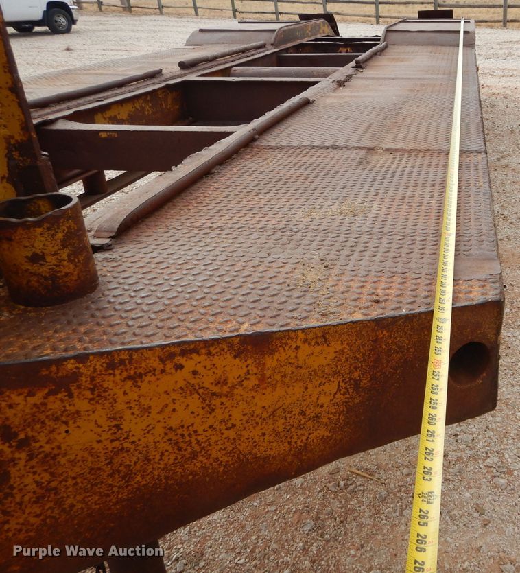 image for item GF9840 1951 shop built equipment trailer