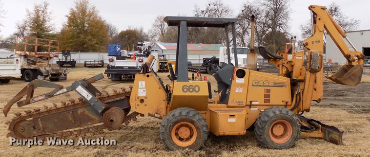 image for item GF9863 1996 Case 660 trencher