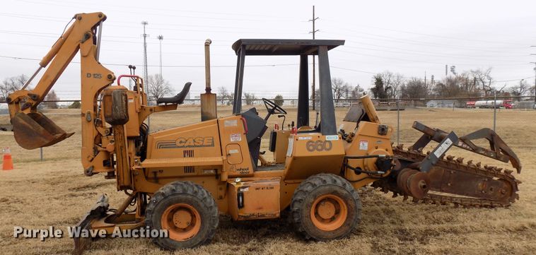 image for item GF9863 1996 Case 660 trencher