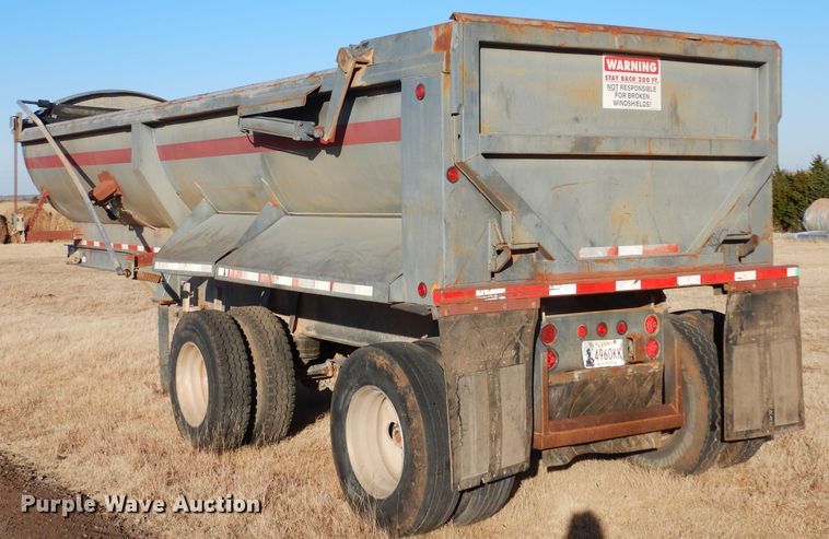 image for item GF9943 1995 Clement RK2S2825BT-AIR end dump trailer