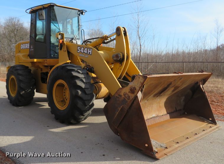 image for item GI9027 2003 John Deere 544H High Lift wheel loader