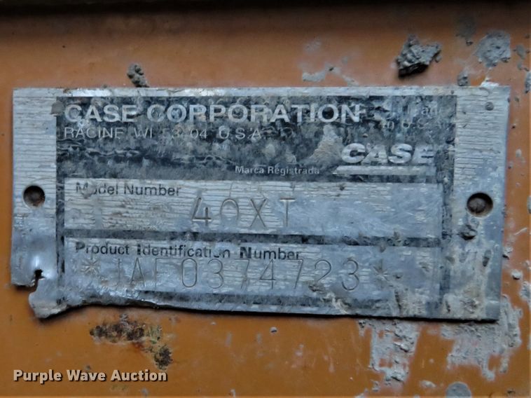 image for item GI9034 2002 Case 40XT skid steer