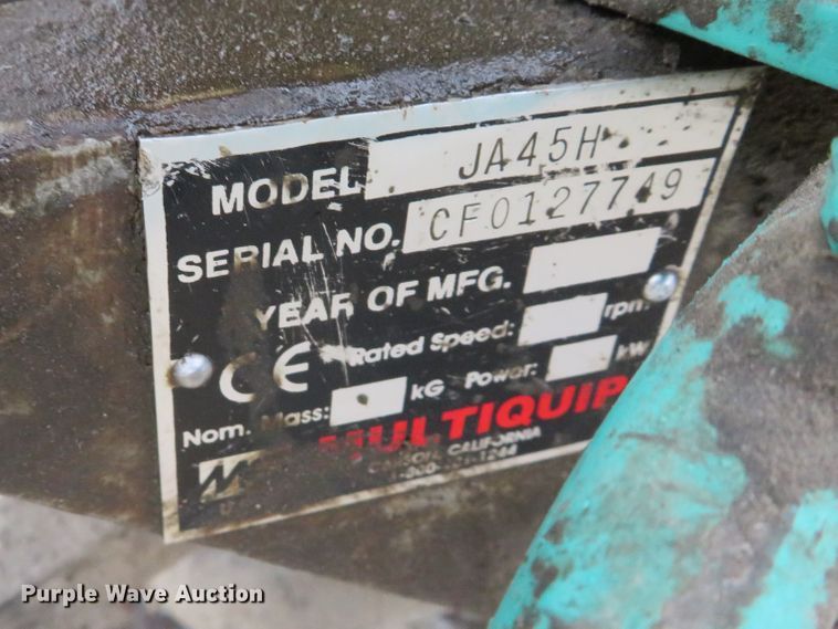 image for item GI9038 MQ Whiteman JA45H power trowel