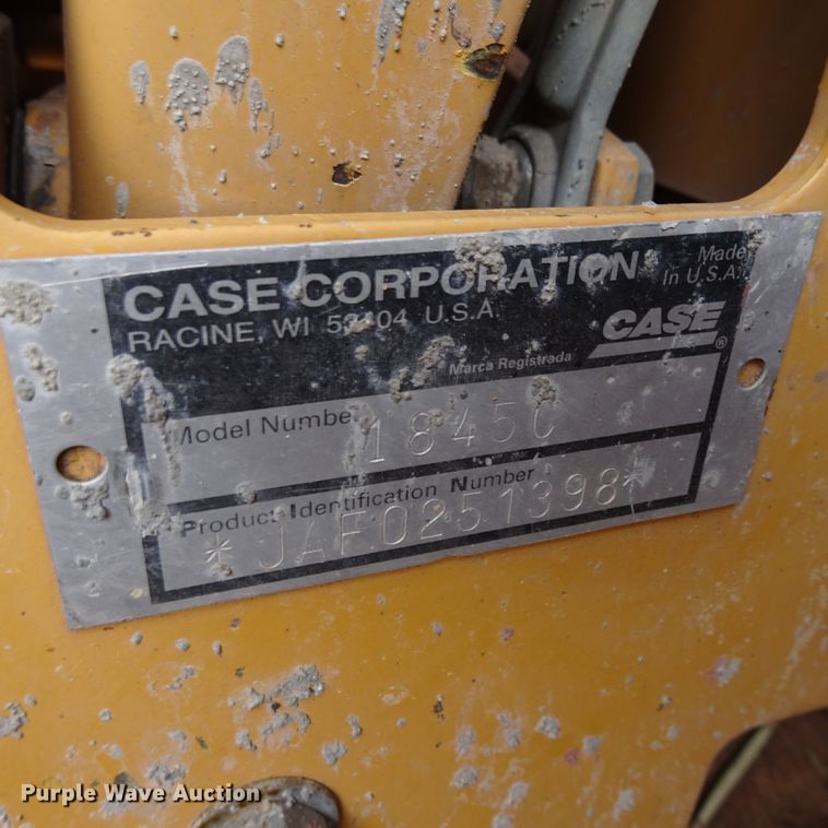 image for item GI9774 1998 Case 1845C skid steer
