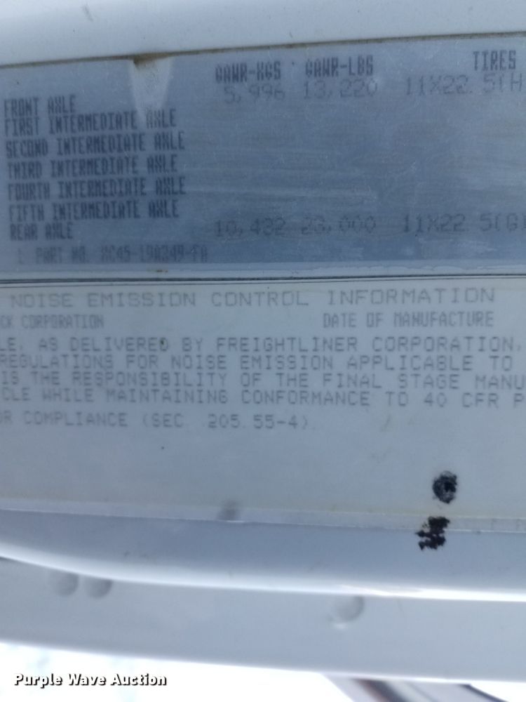 image for item GJ9170 2003 Sterling Acterra M7500 sewer jetter truck