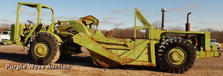 image for item H1208 1986 Terex TS14B conventional scraper
