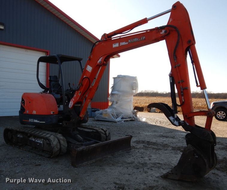 image for item H1209 Kubota U45 mini excavator