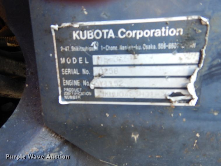 image for item H1209 Kubota U45 mini excavator