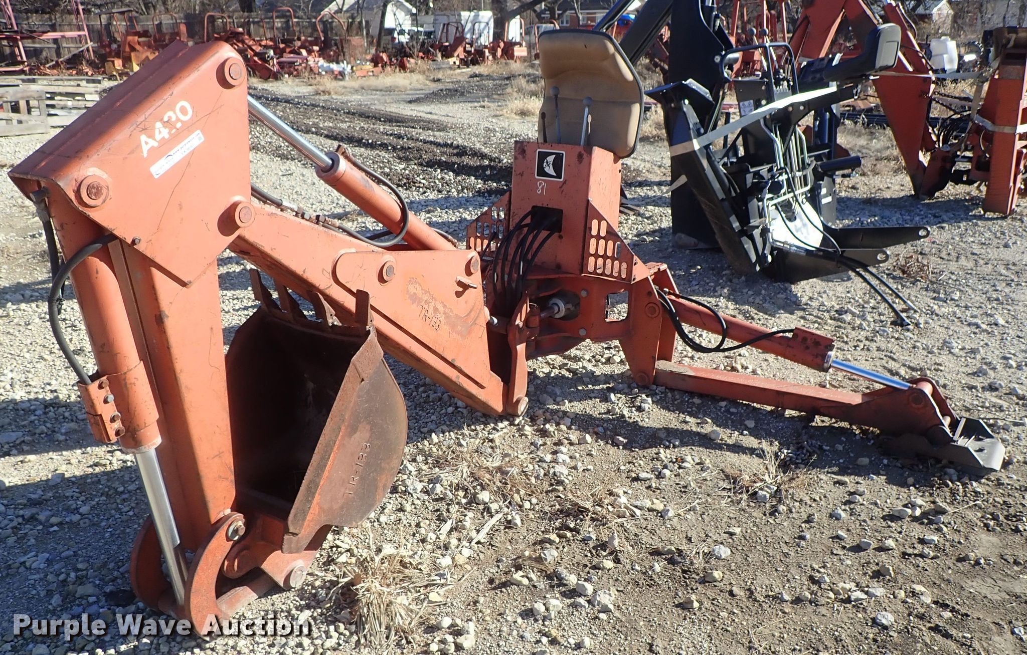 Ditch Witch A420 backhoe in Park City, KS Item FK9691 sold Purple Wave