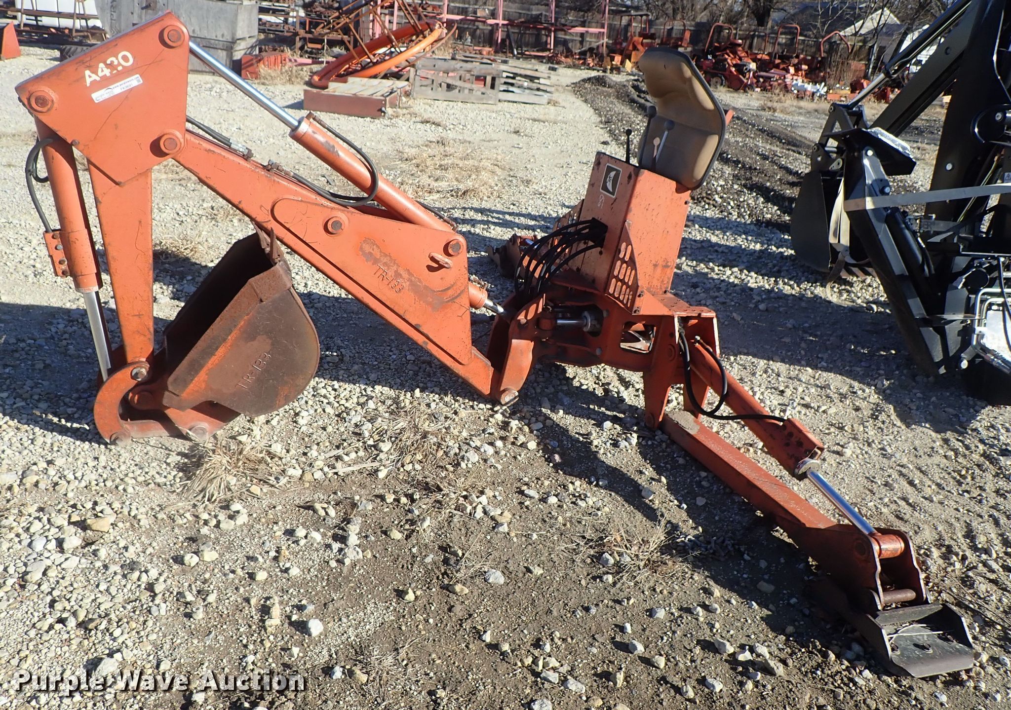 Ditch Witch A420 backhoe in Park City, KS Item FK9691 sold Purple Wave