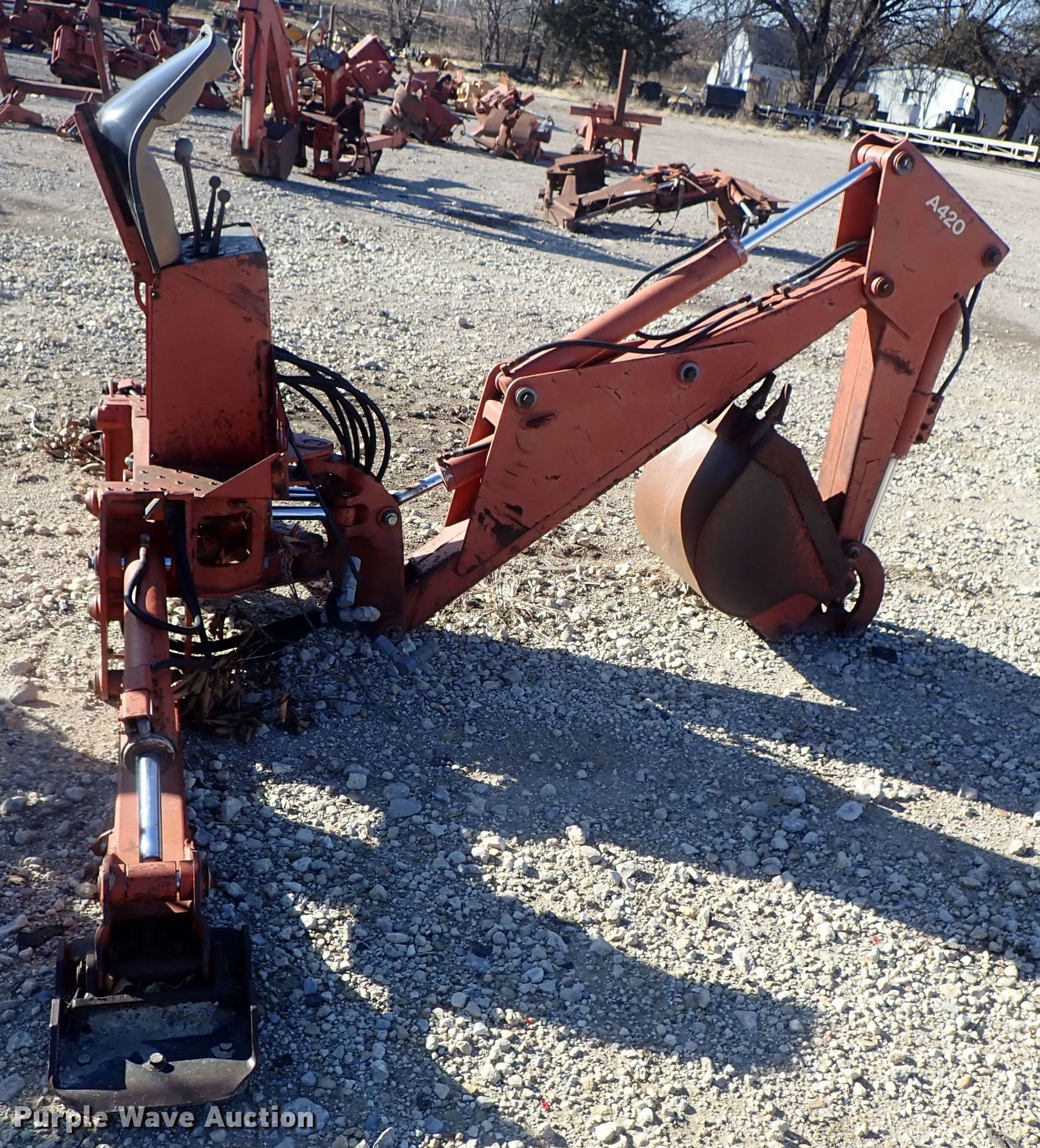 Ditch Witch A420 backhoe in Park City, KS Item FK9691 sold Purple Wave