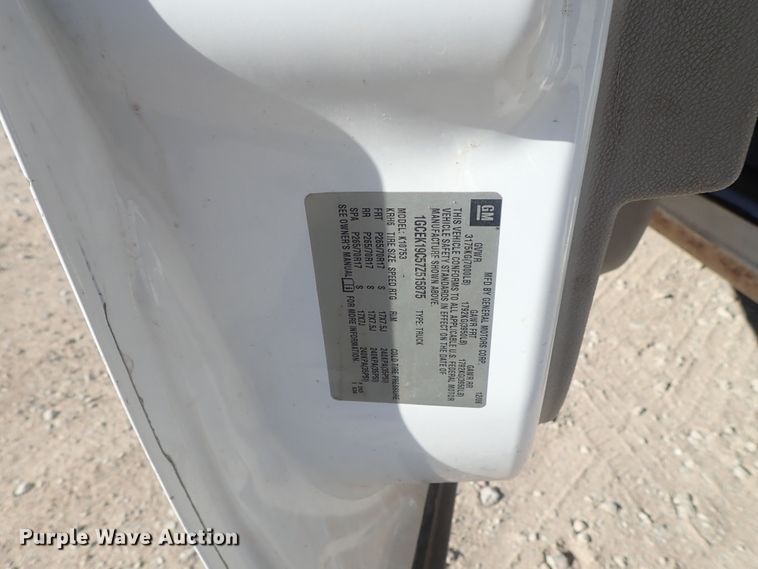 image for item DC3412 2007 Chevrolet Silverado 1500 Ext. Cab pickup truck