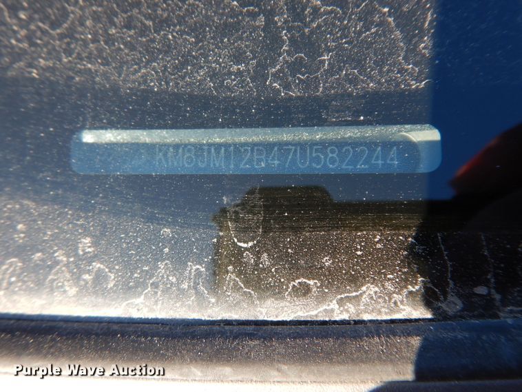 image for item DE4184 2007 Hyundai Tucson SUV