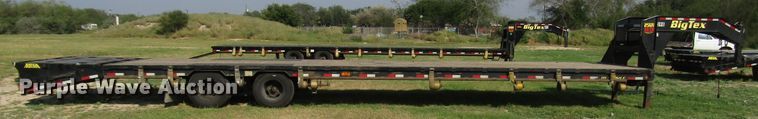 image for item DH8298 2019 Big Tex 25GN-35BK+5MR equipment trailer