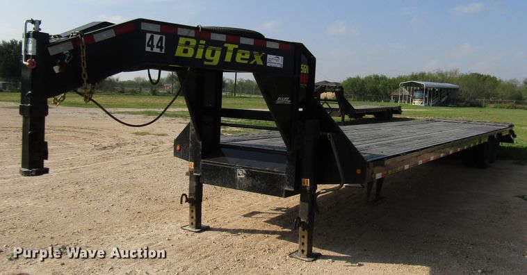 image for item DH8299 2019 Big Tex 25GN-35BK+5MR equipment trailer