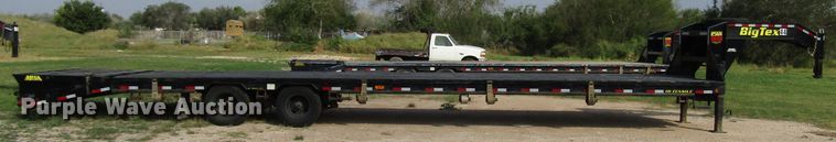 image for item DH8299 2019 Big Tex 25GN-35BK+5MR equipment trailer