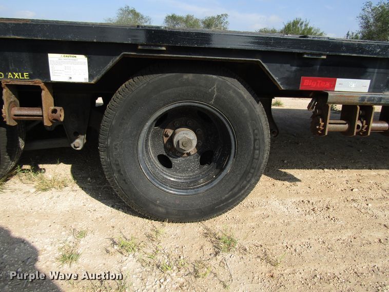 image for item DH8299 2019 Big Tex 25GN-35BK+5MR equipment trailer