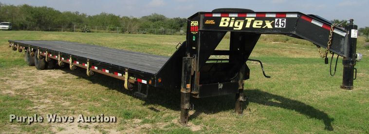 image for item DH8300 2019 Big Tex 25GN-40BK8SIR equipment trailer