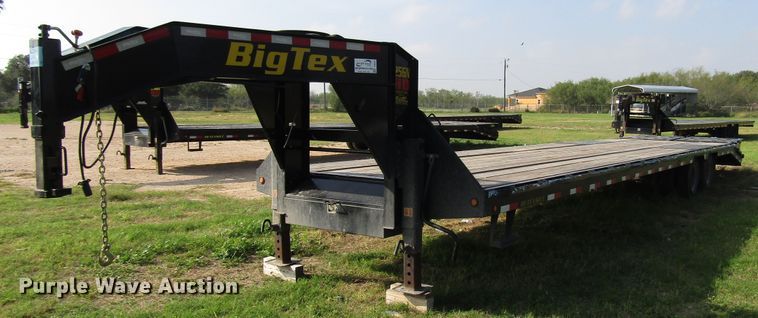 image for item DH8301 2019 Big Tex 25GN-35BK+5MR equipment trailer