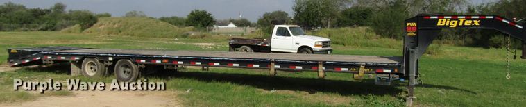image for item DH8301 2019 Big Tex 25GN-35BK+5MR equipment trailer