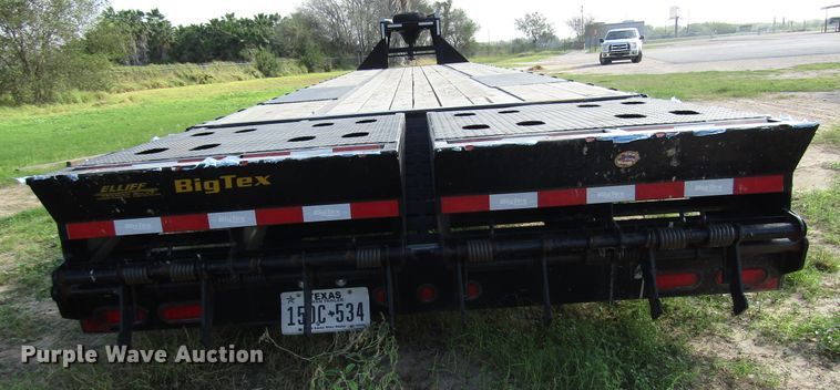 image for item DH8301 2019 Big Tex 25GN-35BK+5MR equipment trailer