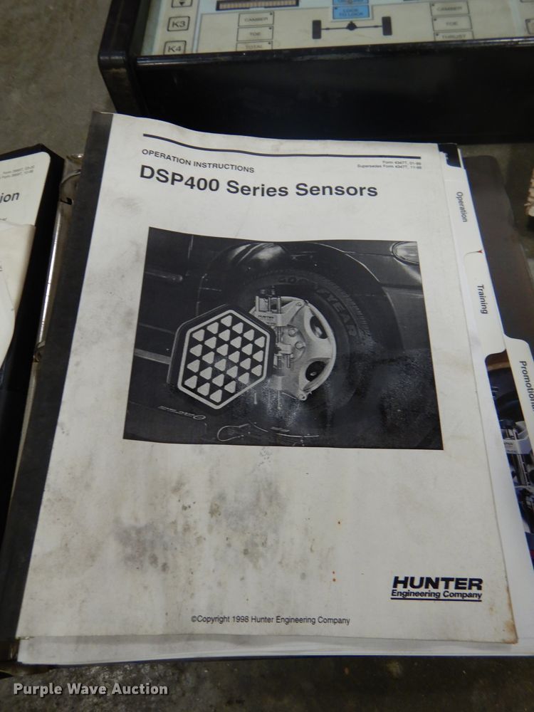 image for item DI9165 Hunter DSP400 alignment machine