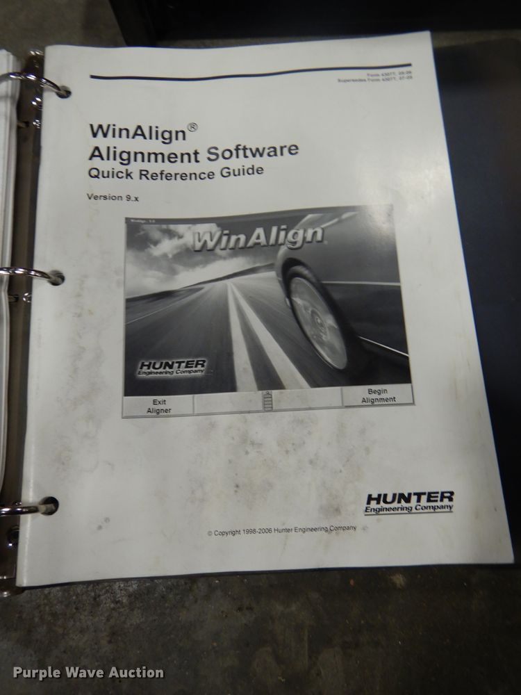 image for item DI9165 Hunter DSP400 alignment machine