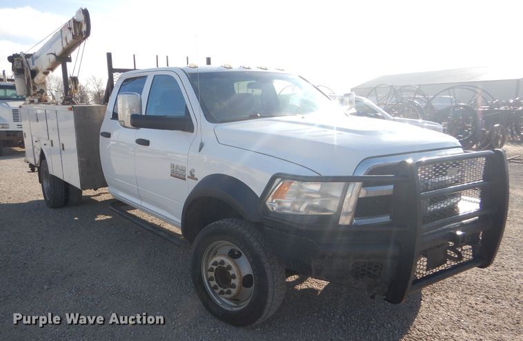 image for item FG9874 2014 Dodge Ram 5500 Crew Cab utility truck
