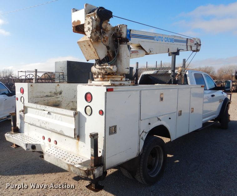 image for item FG9874 2014 Dodge Ram 5500 Crew Cab utility truck